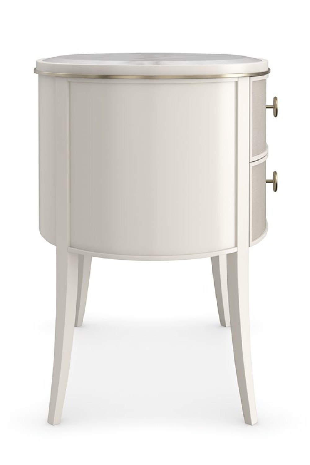 Marble Top 2-Drawer Nightstand | Caracole Bruges | Caracole.eu.com