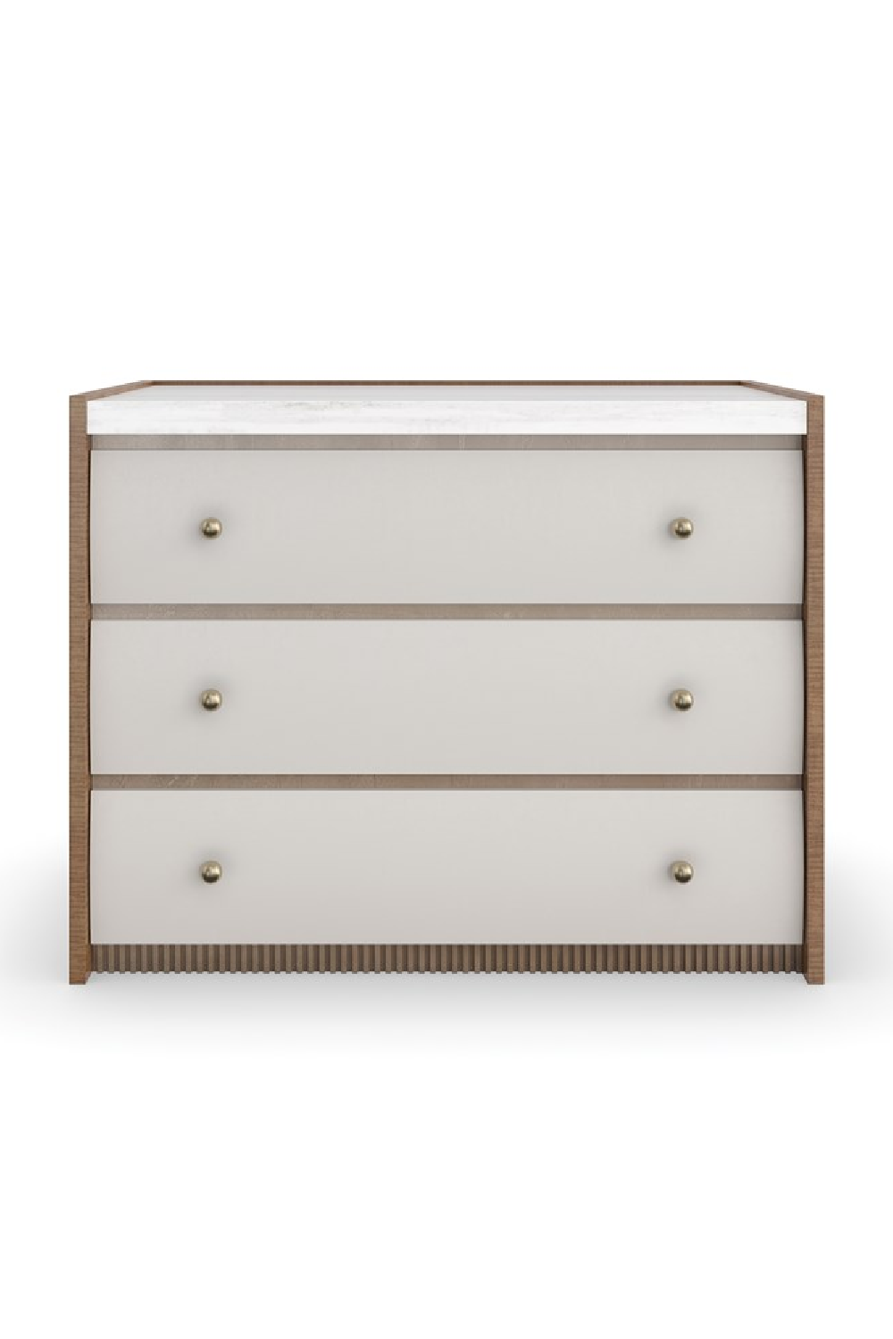 Sycamore Panel 3-Drawer Nightstand | Caracole Avignon | Caracole.eu.com