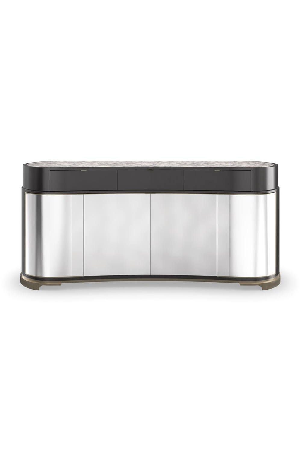 Silver 4-Door Sideboard | Caracole Glace | Caracole.eu.com