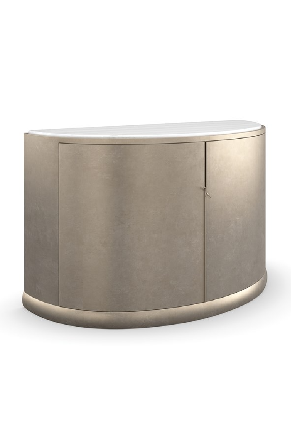 Gold Curved 2-Door Sideboard | Caracole Meridian | Caracole.eu.com