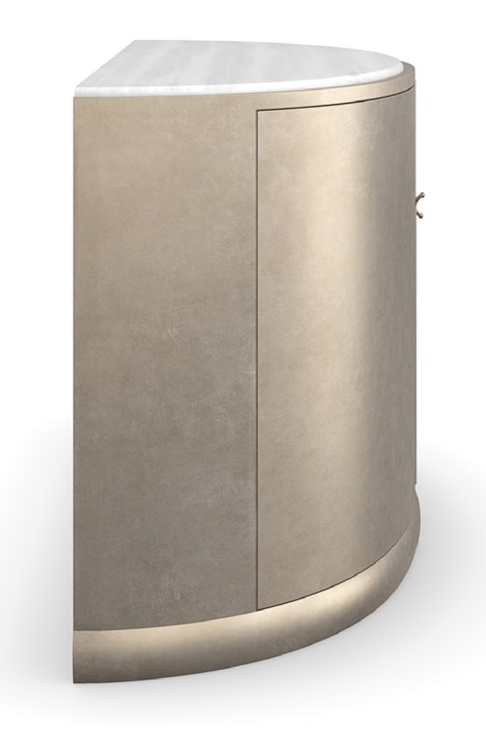 Gold Curved 2-Door Sideboard | Caracole Meridian | Caracole.eu.com