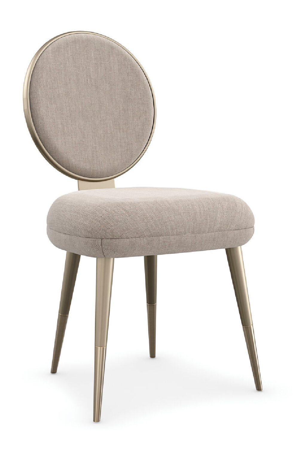 Beige Upholstered Dining Chair | Caracole Apollo | Caracole.eu.com