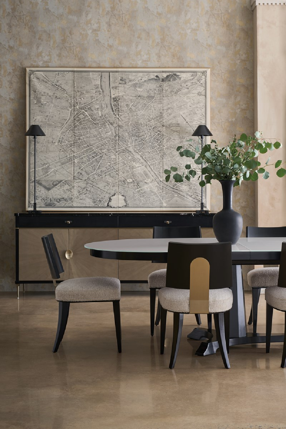 Black Bentwood Dining Chair (2) | Caracole Champagne | Caracole.eu.com