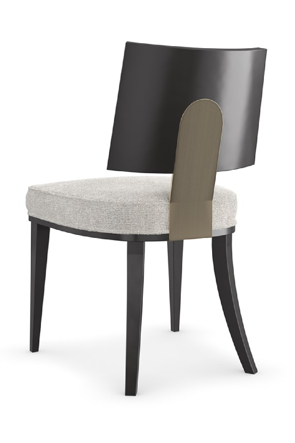 Black Bentwood Dining Chair (2) | Caracole Champagne | Caracole.eu.com