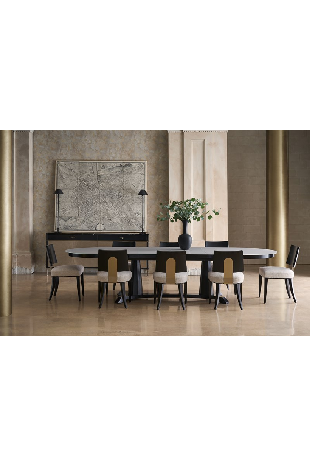 Black Bentwood Dining Chair (2) | Caracole Champagne | Caracole.eu.com