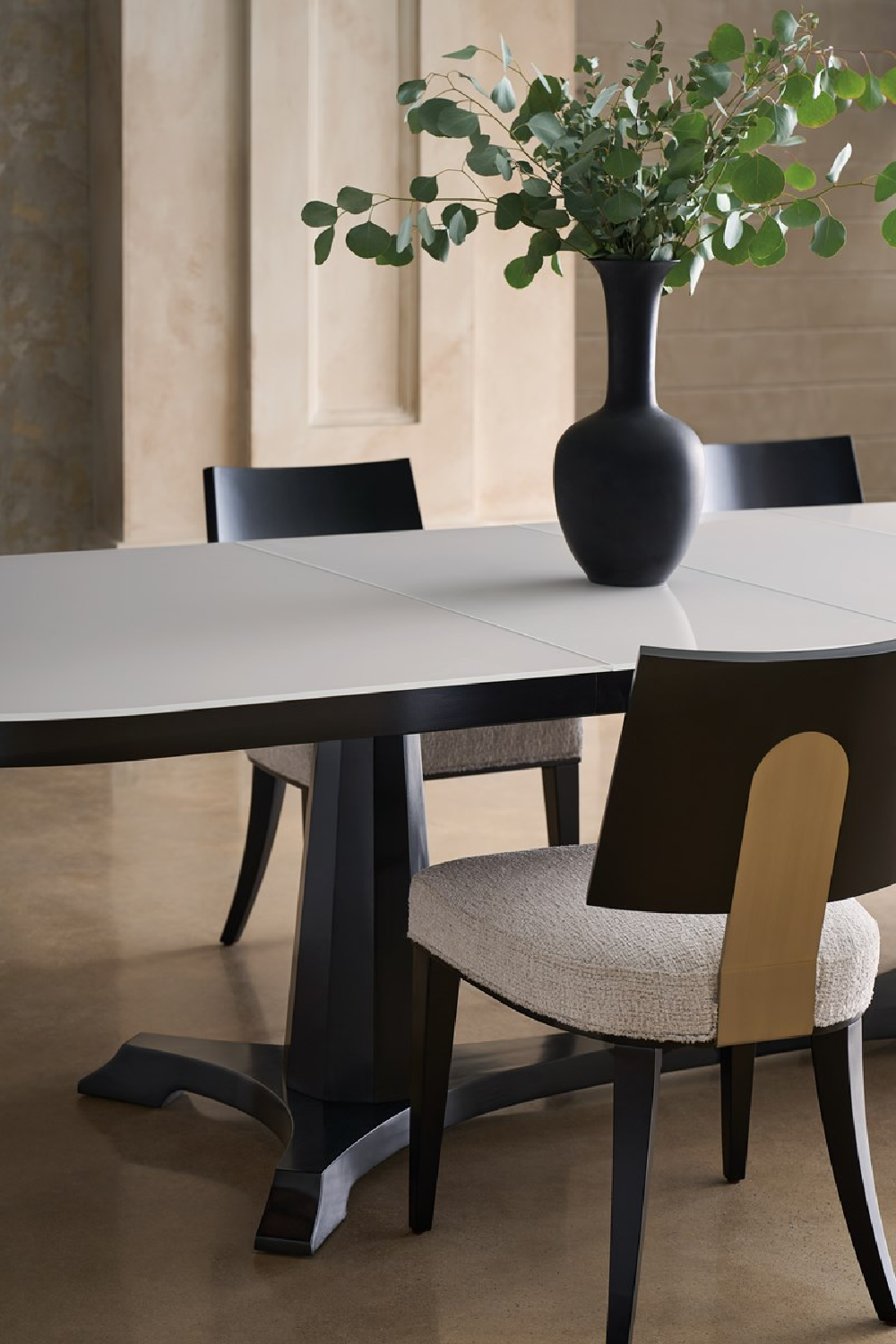 Black Bentwood Dining Chair (2) | Caracole Champagne | Caracole.eu.com