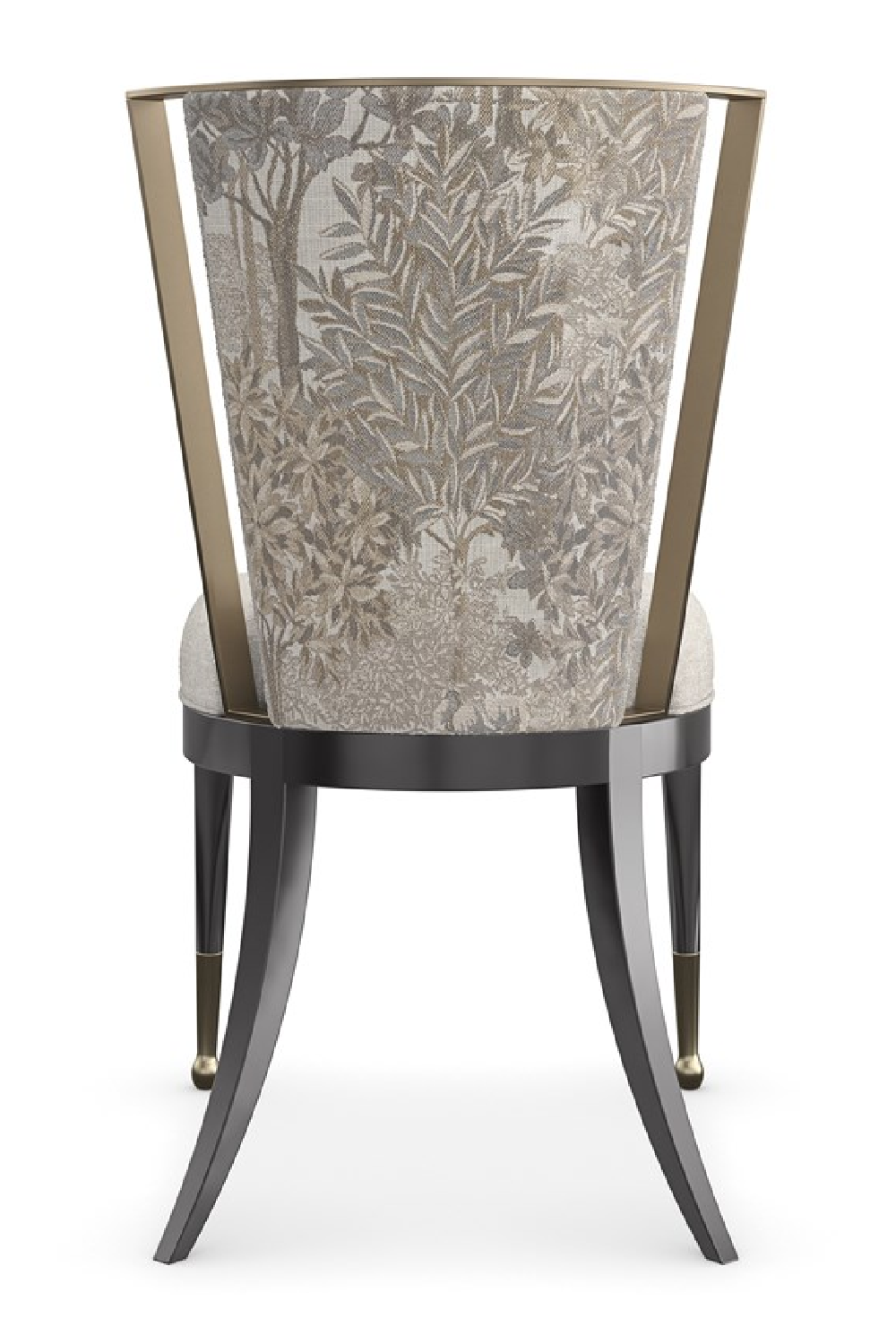 Ivory Linen-Blend Dining Chair | Caracole Astoria | Caracole.eu.com