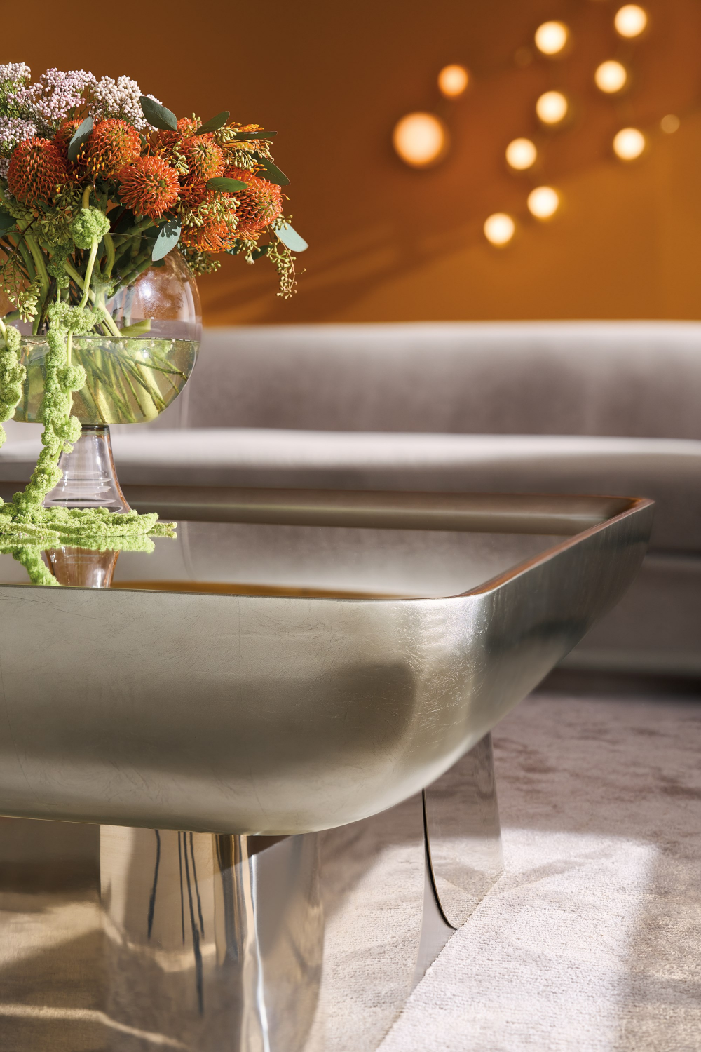 Square Mirror Coffee Table | Caracole Zenith | Caracole.eu.com