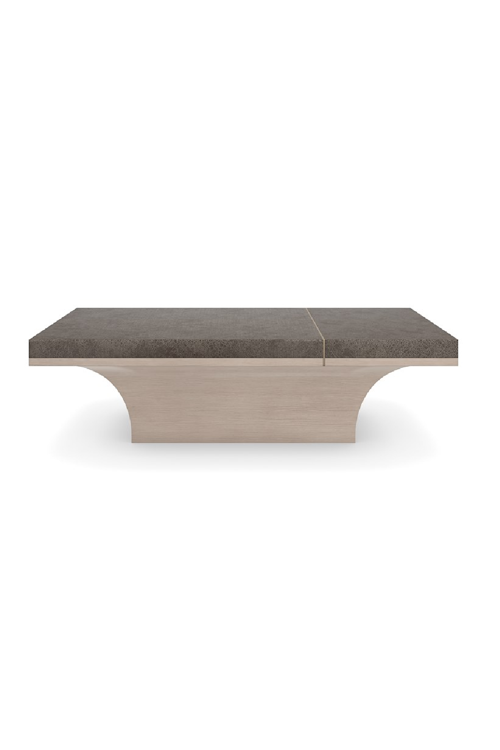 Gold Trimmed Wooden Coffee Table | Caracole Full Break | Caracole.eu.com