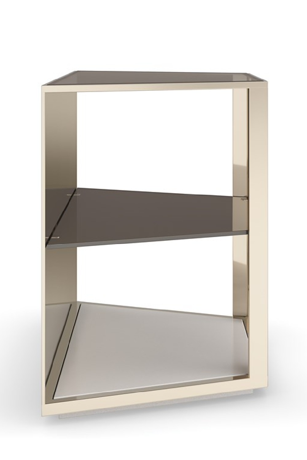 3-Layer Glass End Table | Caracole Refraction | Caracole.eu.com