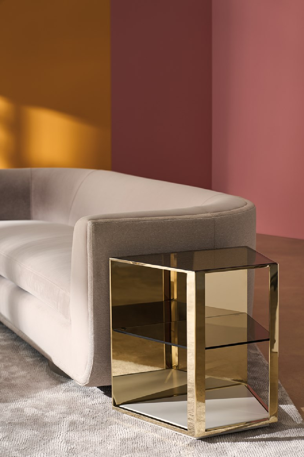 3-Layer Glass End Table | Caracole Refraction | Caracole.eu.com