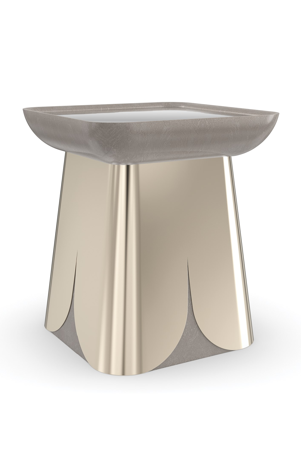 Square Mirror End Table | Caracole Zenith | Caracole.eu.com