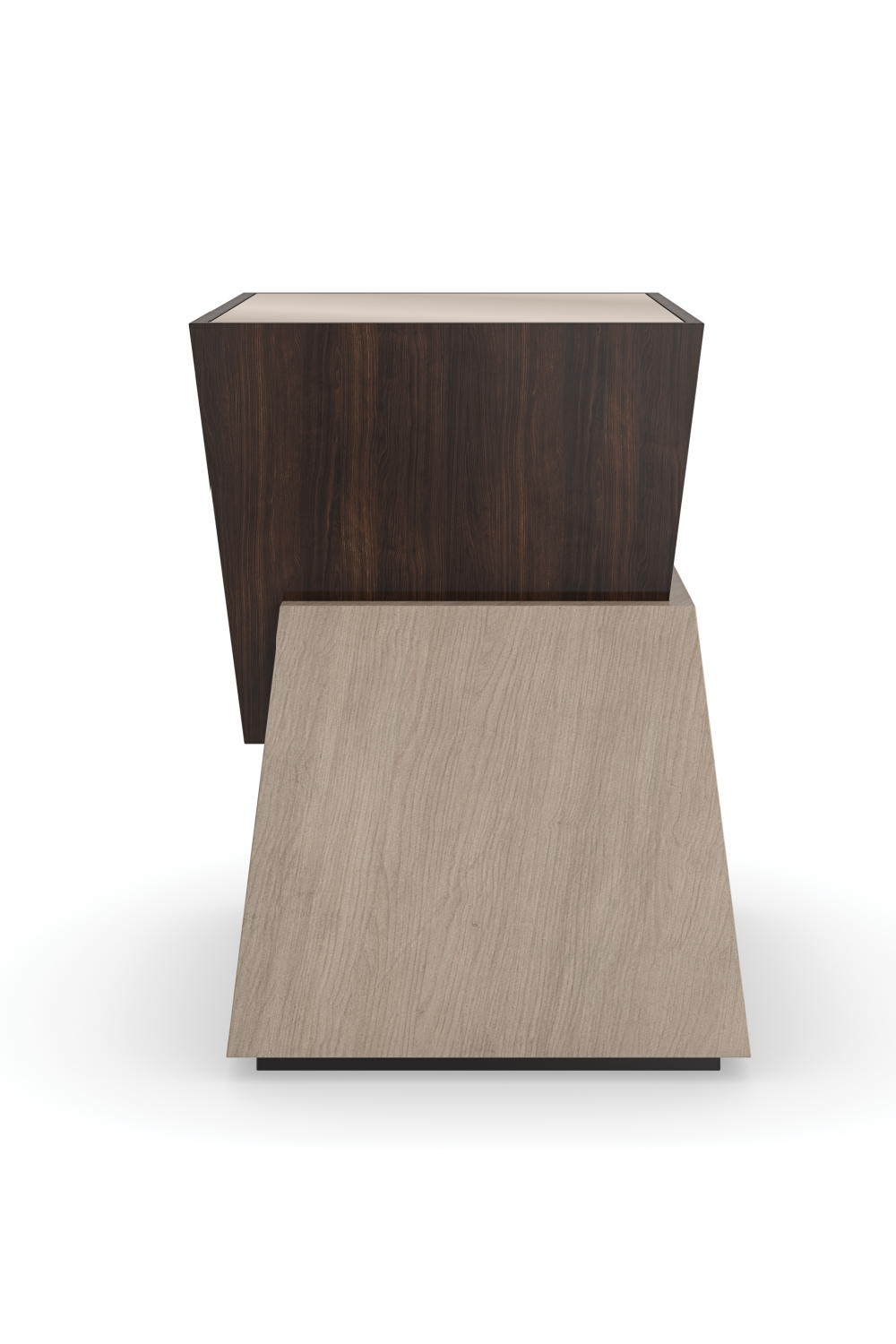 Two-Toned Cubist Side Table | Caracole Relativity | Caracole.eu.com