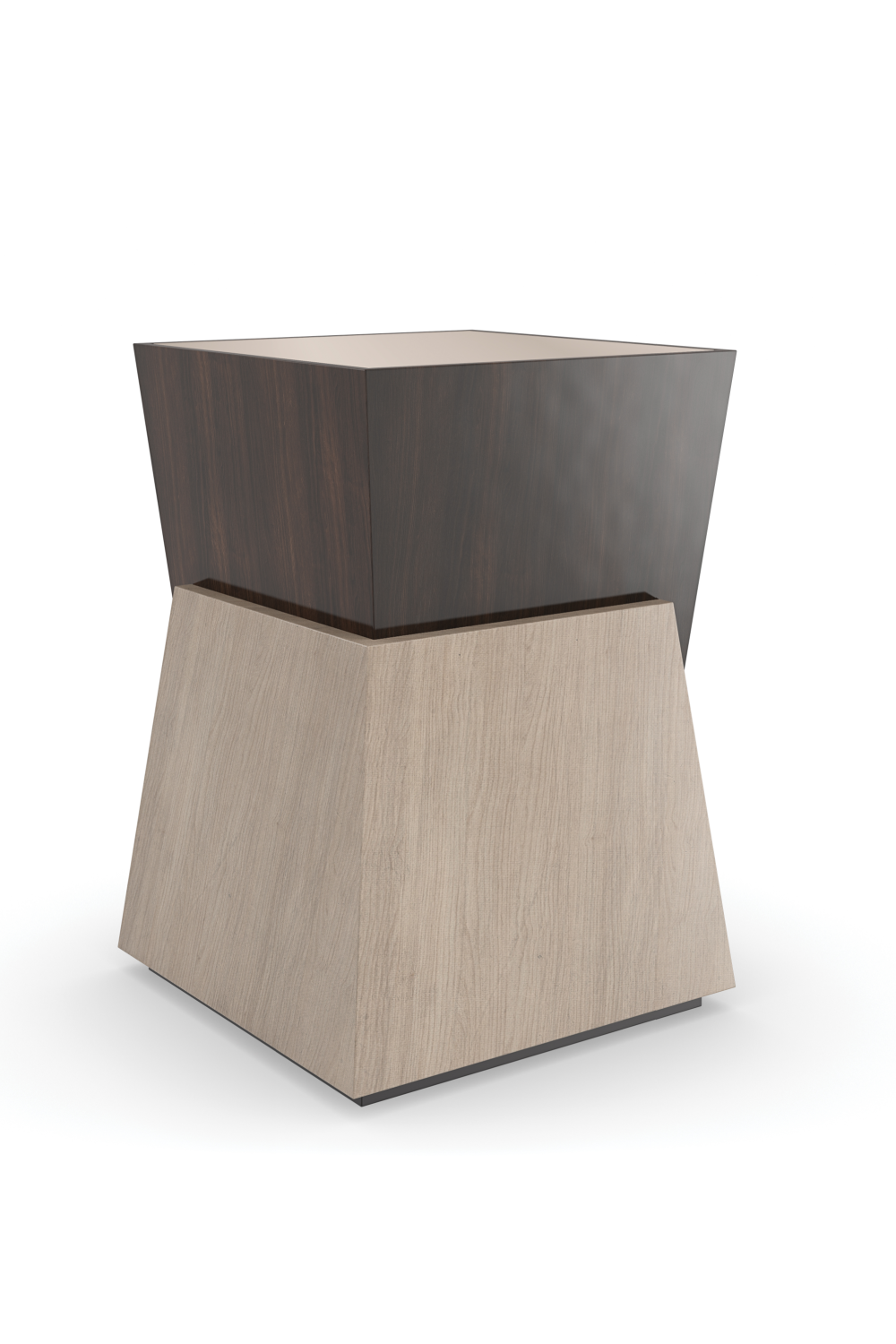 Two-Toned Cubist Side Table | Caracole Relativity | Caracole.eu.com