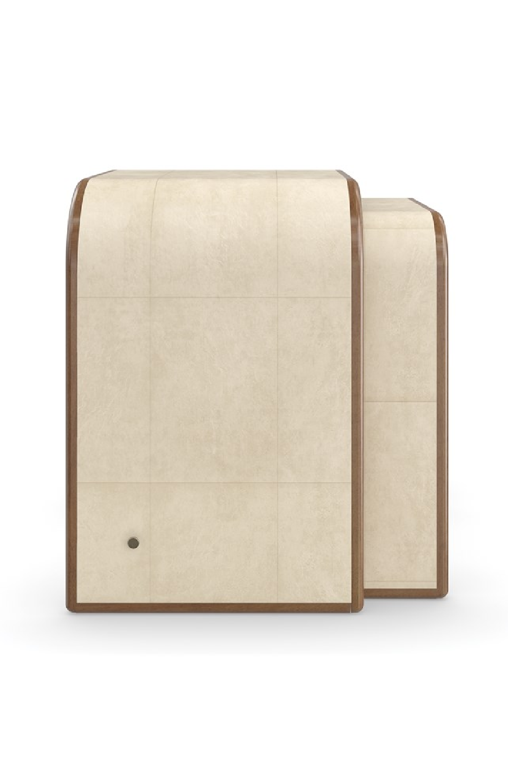 Ivory Parchment Nesting Tables (2) | Caracole Delano | Caracole.eu.com