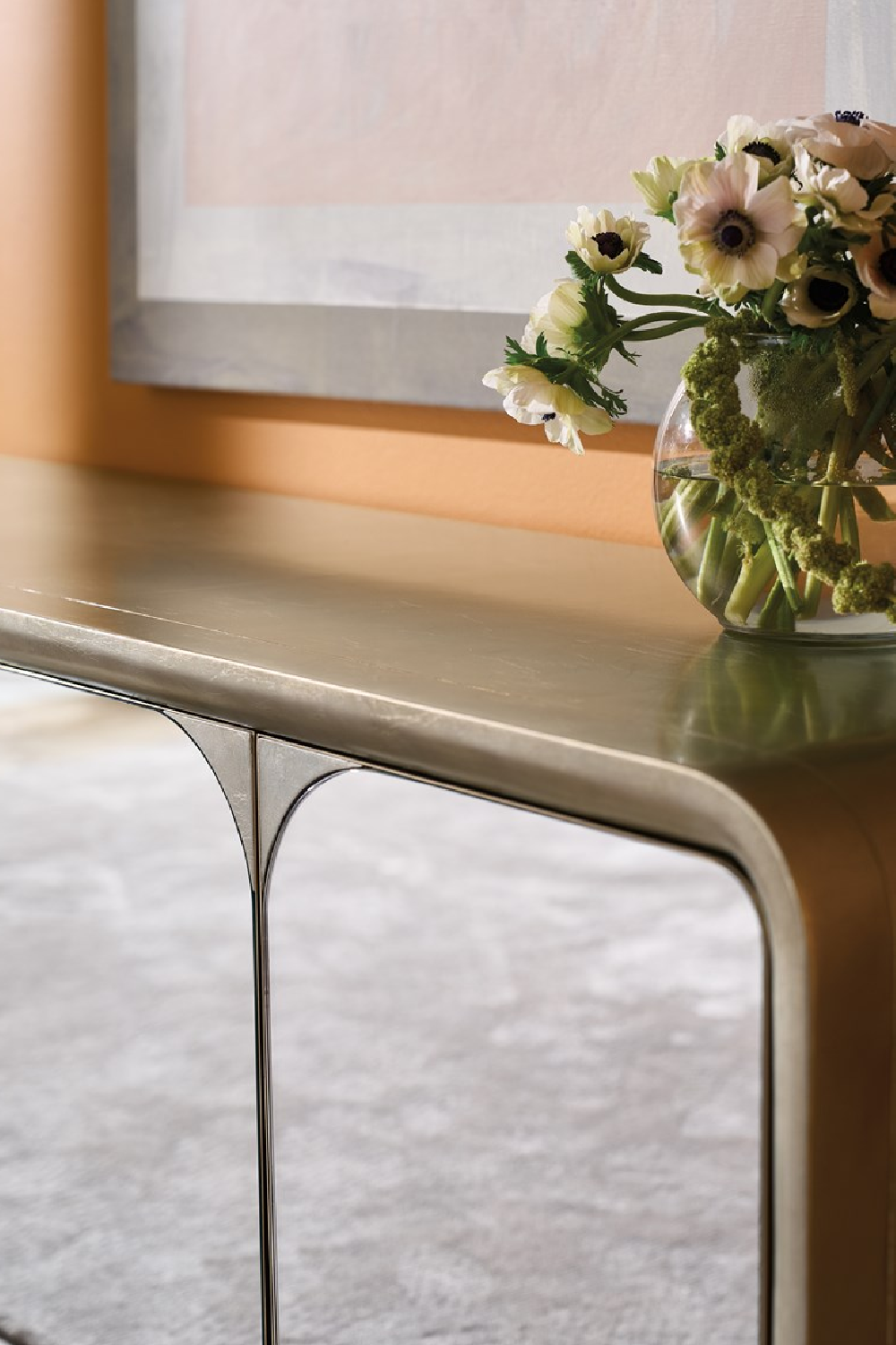 Mirrored 4-Door Media Unit | Caracole Aero | Caracole.eu.com