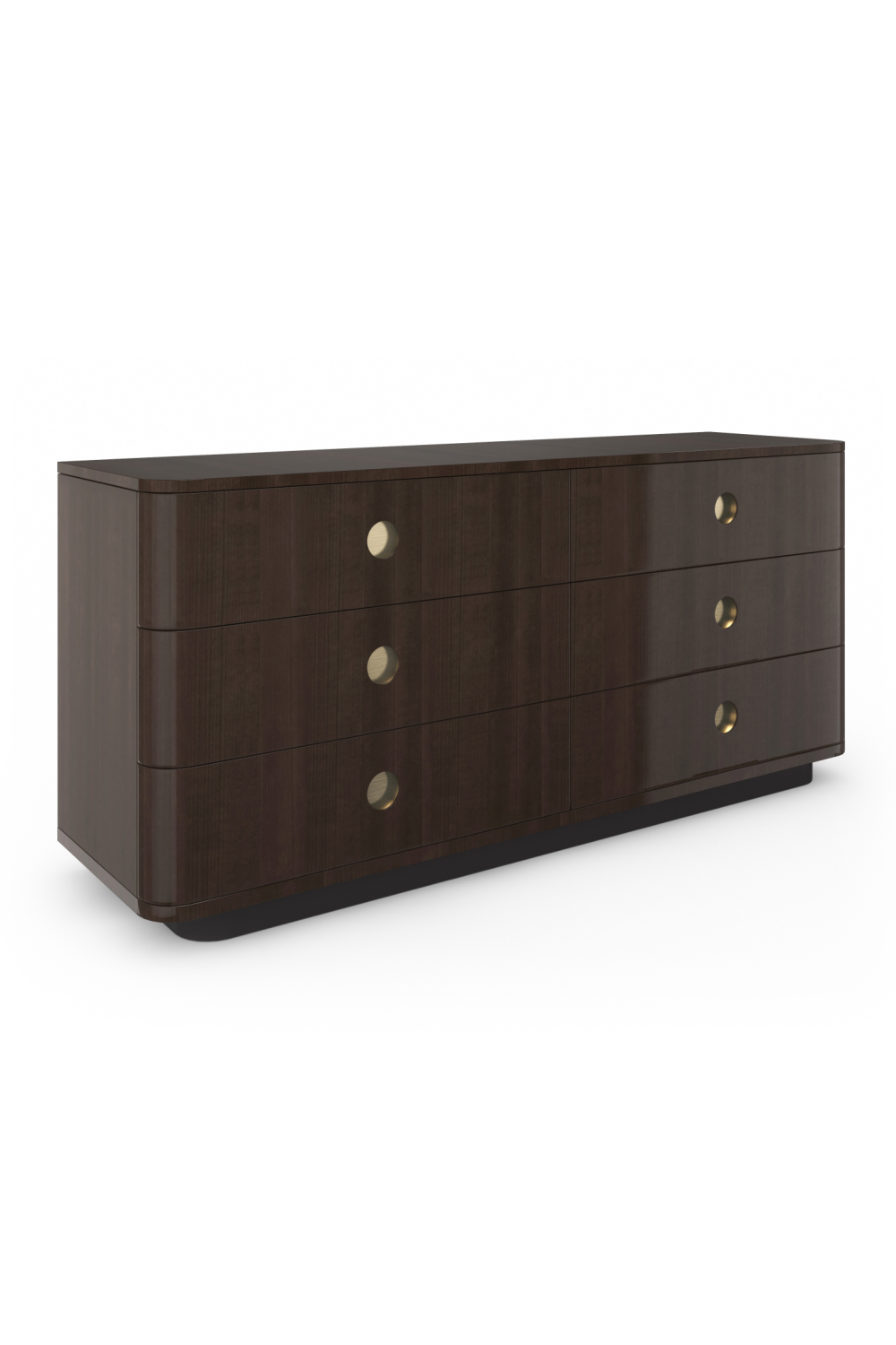 Dark Brown 6-Drawer Dresser | Caracole Bachelor | Caracole.eu.com