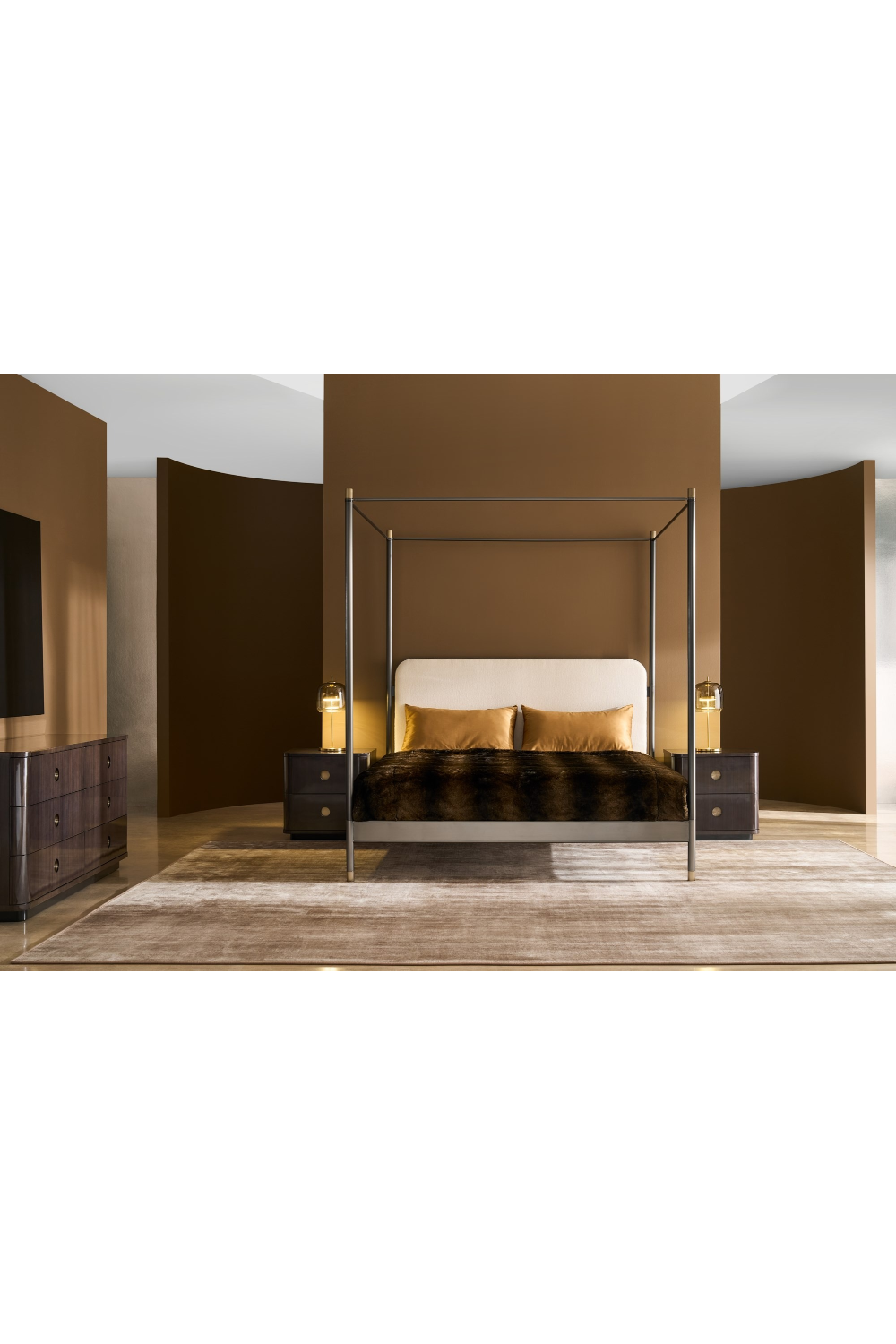 Brown Wooden Nightstand | Caracole Bachelor | Caracole.eu.com