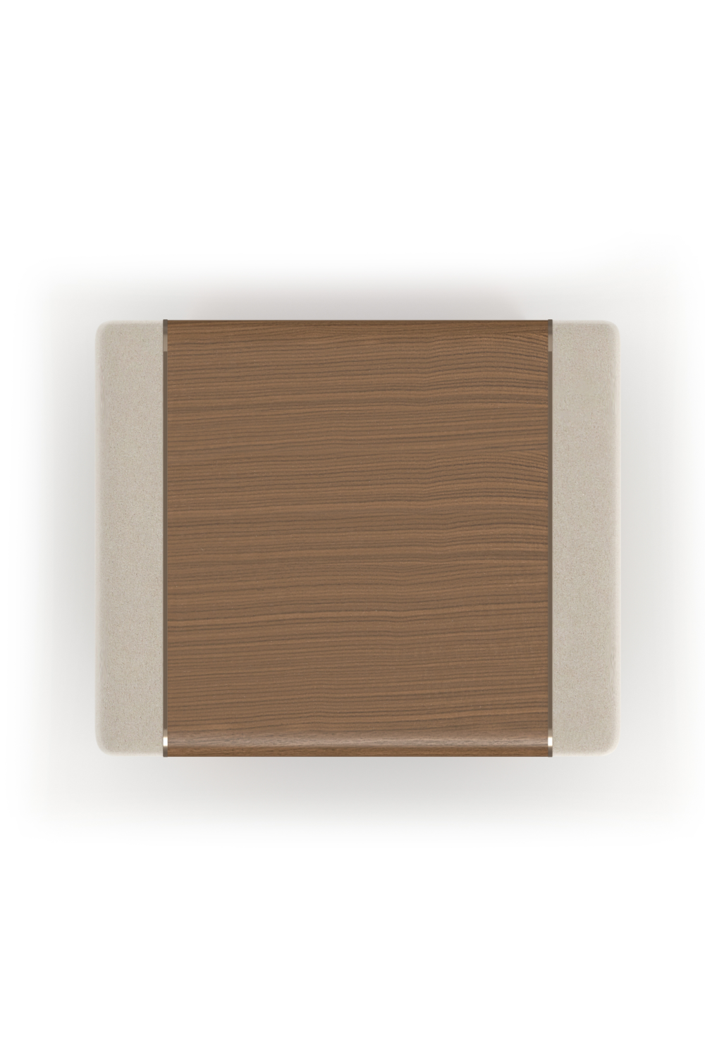 Suede Panel Nightstand | Caracole Botero | Caracole.eu.com