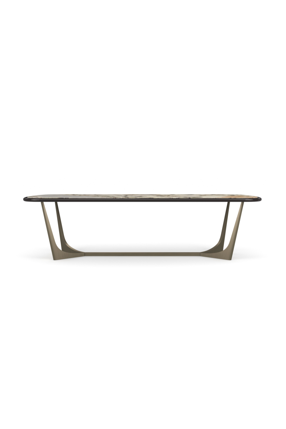 Glossy Stone Dining Table | Caracole Vena | Caracole.eu.com