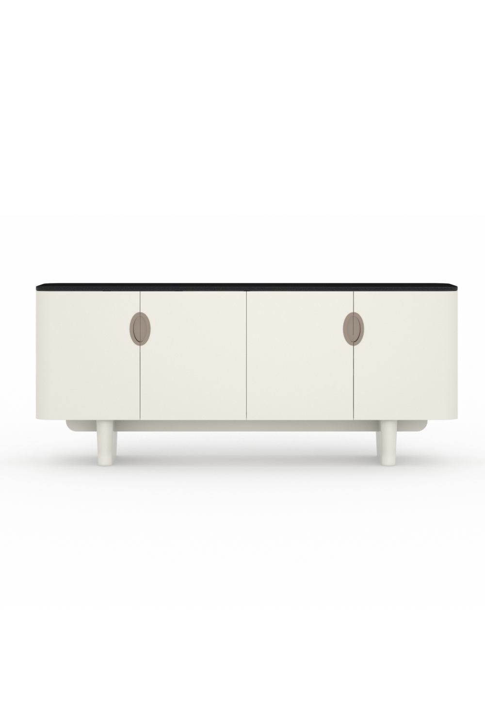White 4-Door Sideboard | Caracole Paragon | Caracole.eu.com