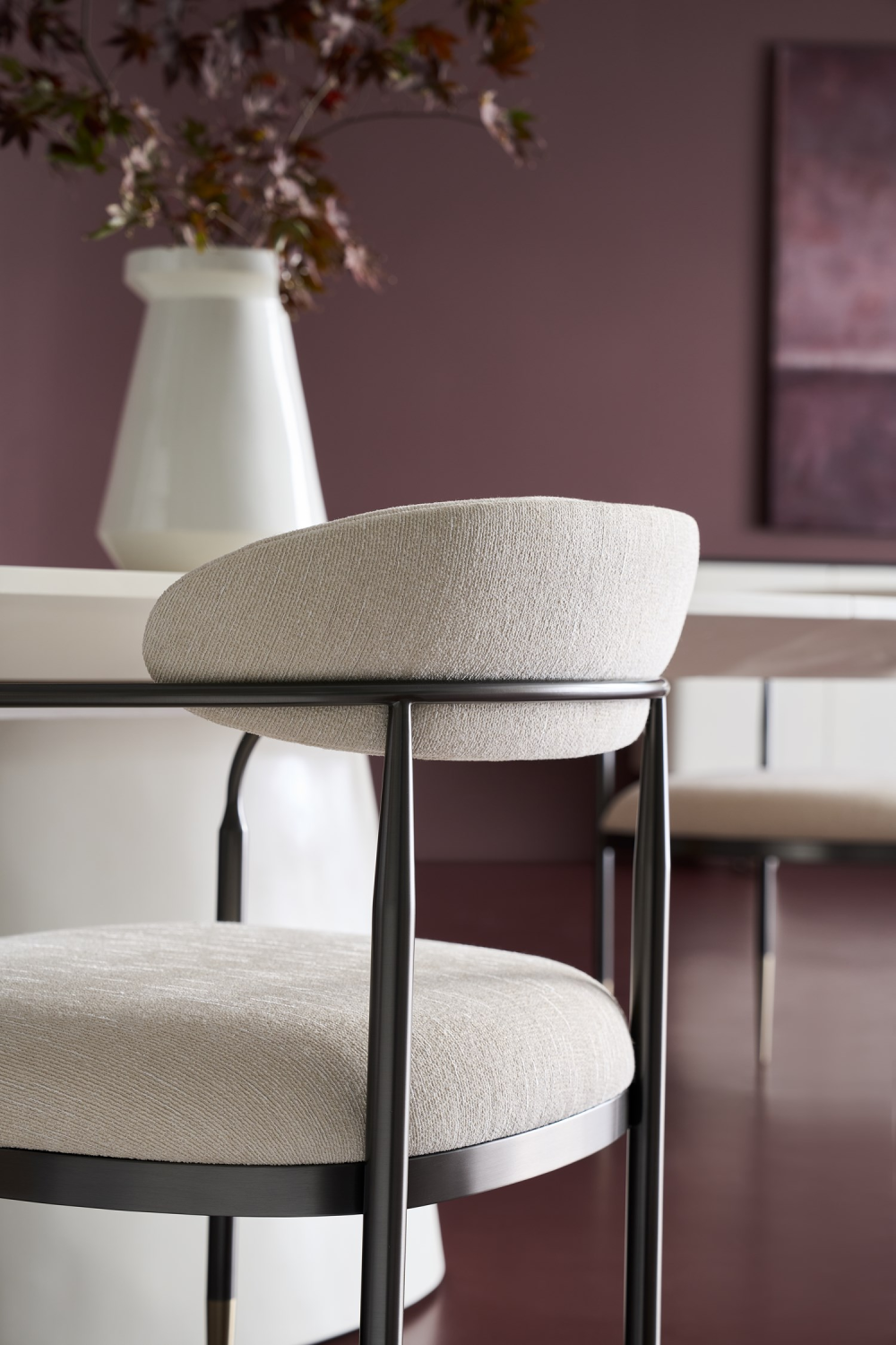 Bronze Framed Dining Armchair | Caracole Epoch | Caracole.eu.com