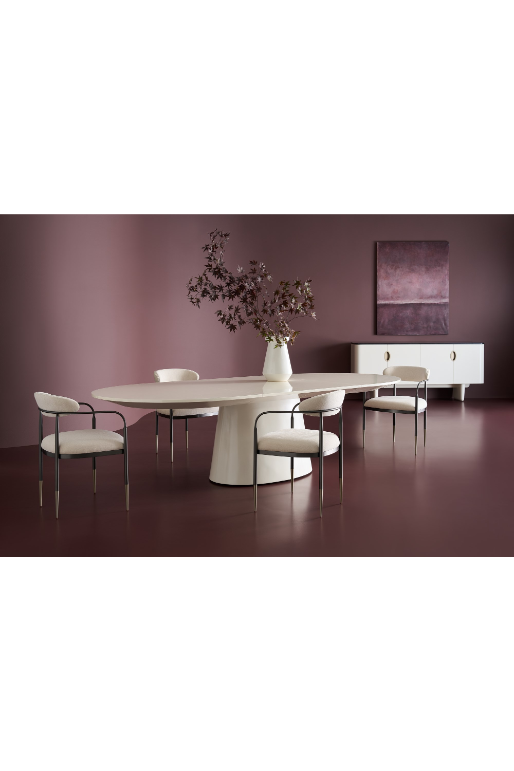 Bronze Framed Dining Armchair | Caracole Epoch | Caracole.eu.com