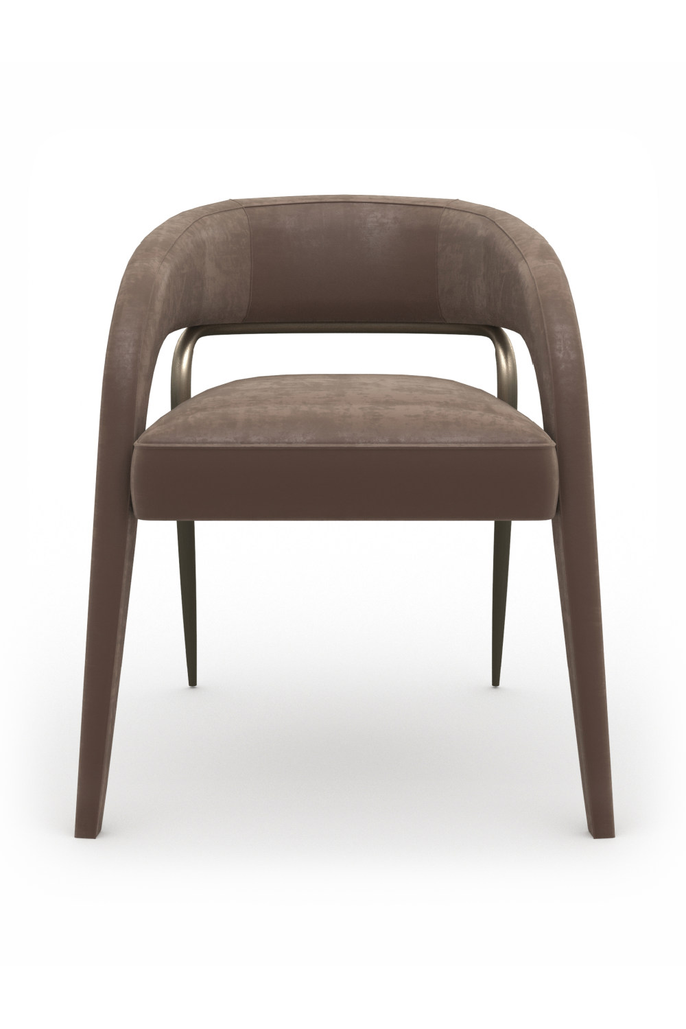 Open-Back Velvet Dining Chair | Caracole Gazelle | Caracole.eu.com