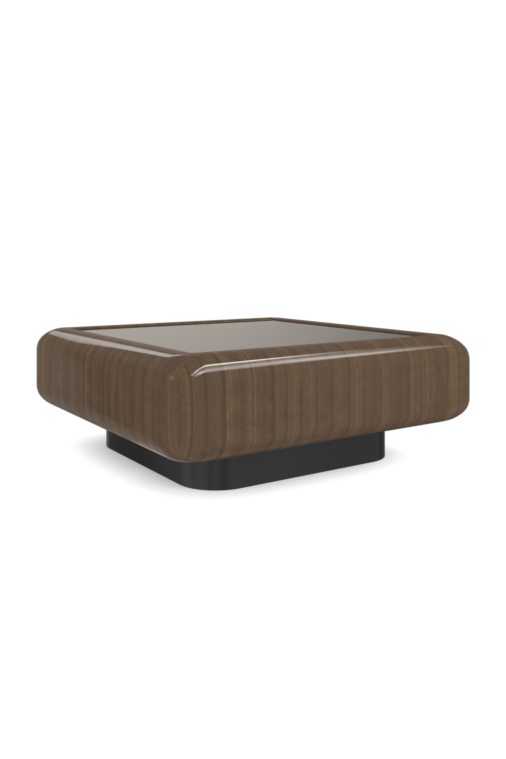 Bronze Glass Square Coffee Table | Caracole Gelee | Caracole.eu.com