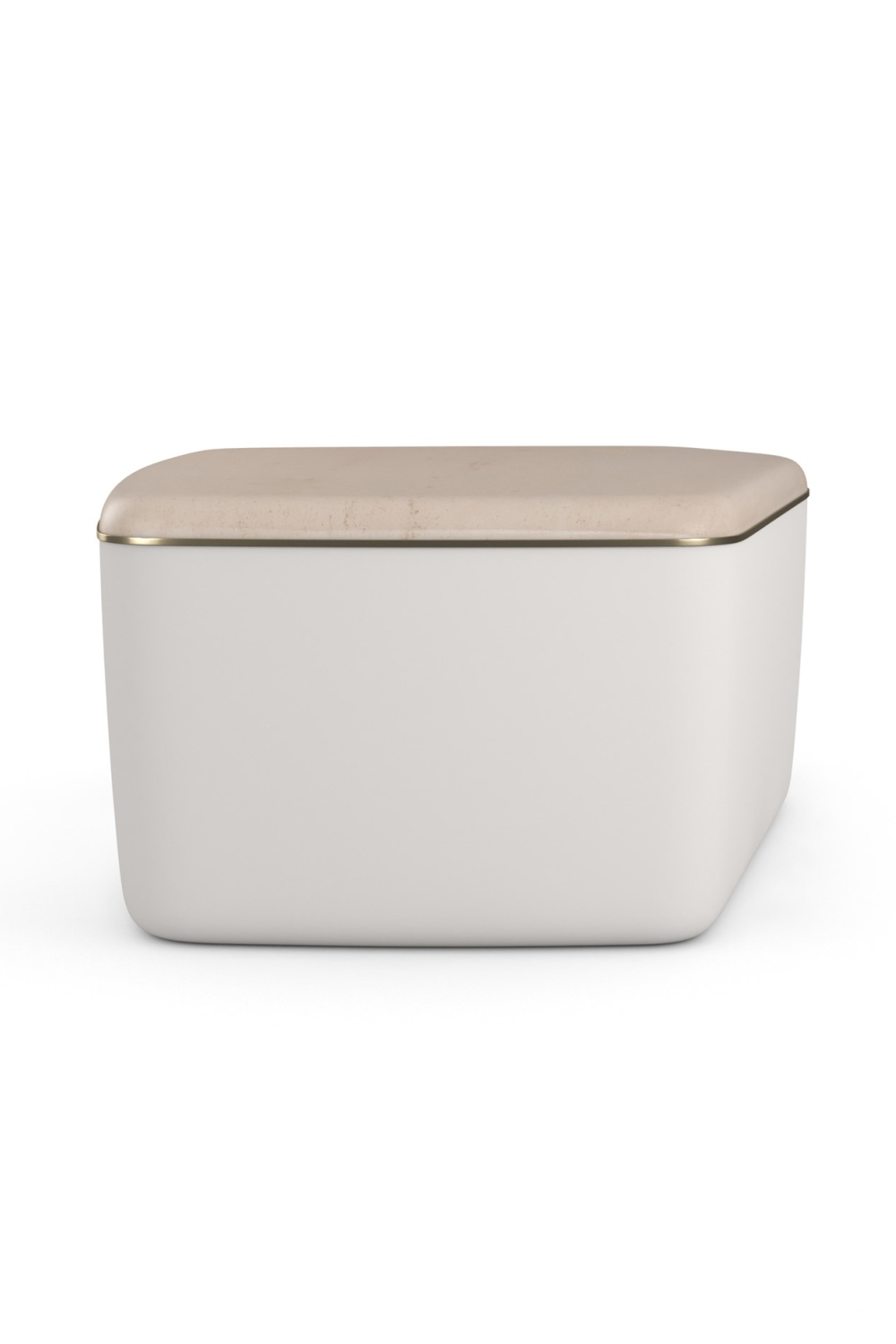 Ivory Bouclé Coffee Table | Caracole Serir | Caracole.eu.com