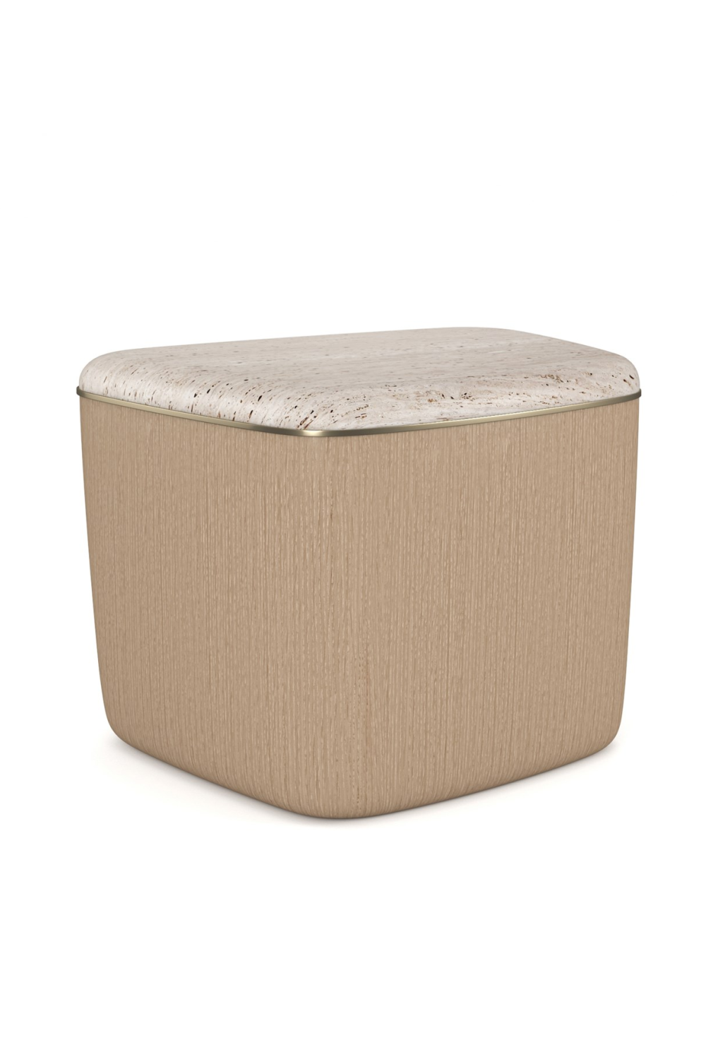 Ivory Bouclé Coffee Table | Caracole Serir | Caracole.eu.com