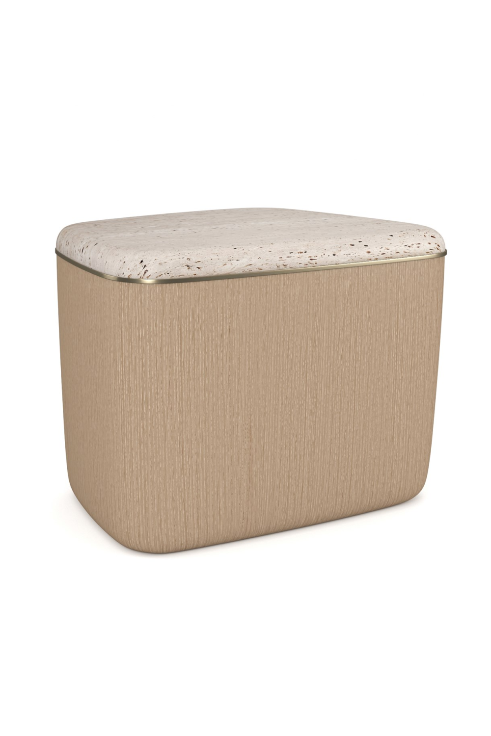 Ivory Bouclé Coffee Table | Caracole Serir | Caracole.eu.com