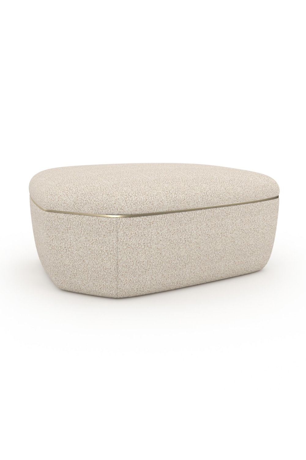 Ivory Bouclé Coffee Table | Caracole Serir | Caracole.eu.com