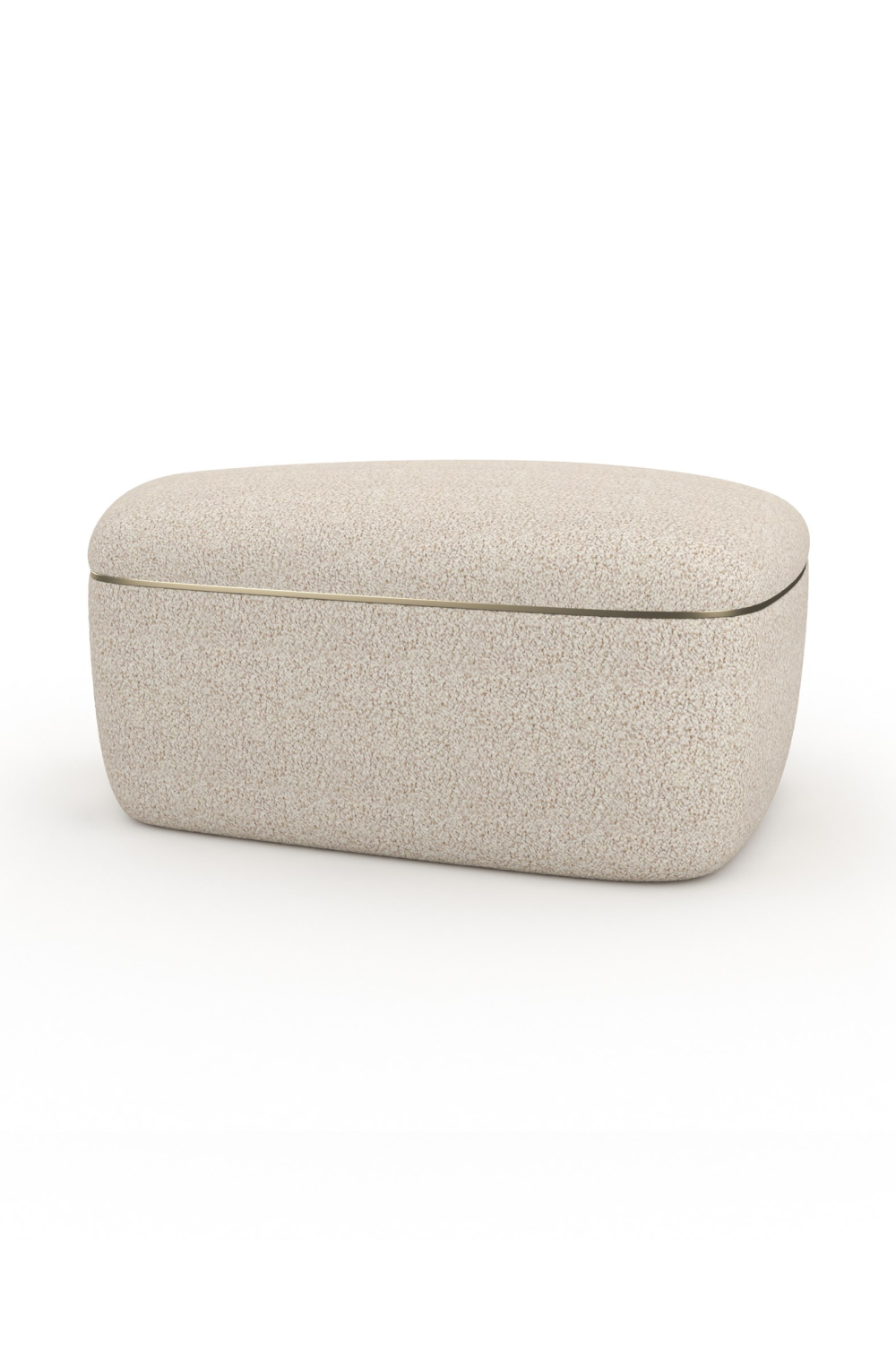 Ivory Bouclé Coffee Table | Caracole Serir | Caracole.eu.com