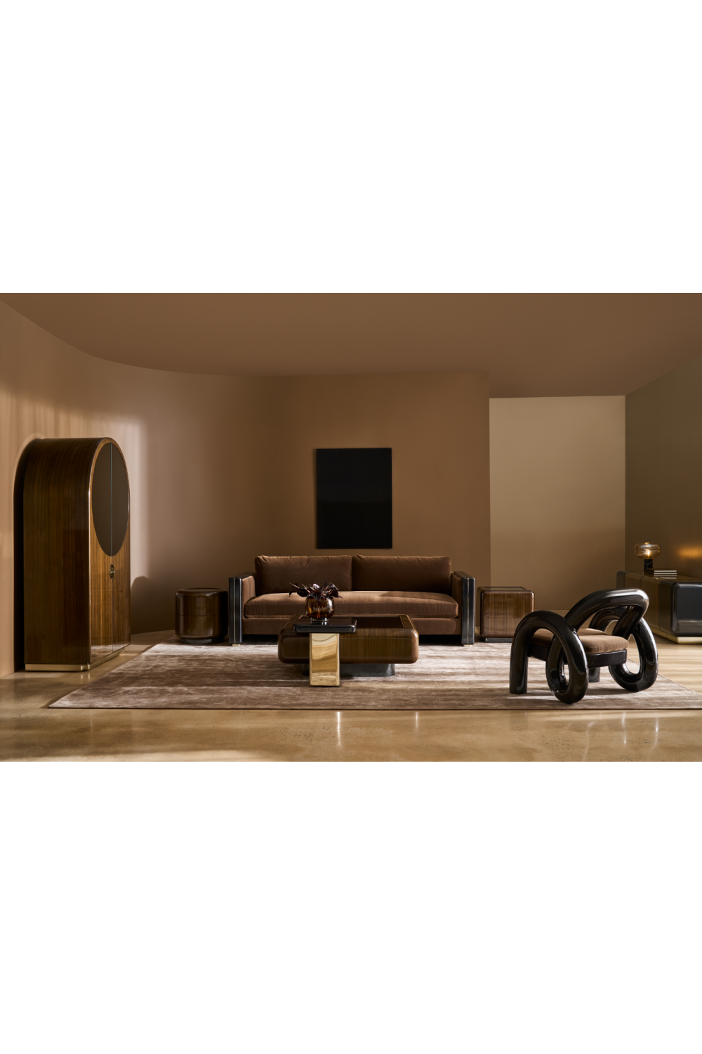 Mirror Top Cube Accent Table | Caracole Gelee | Caracole.eu.com