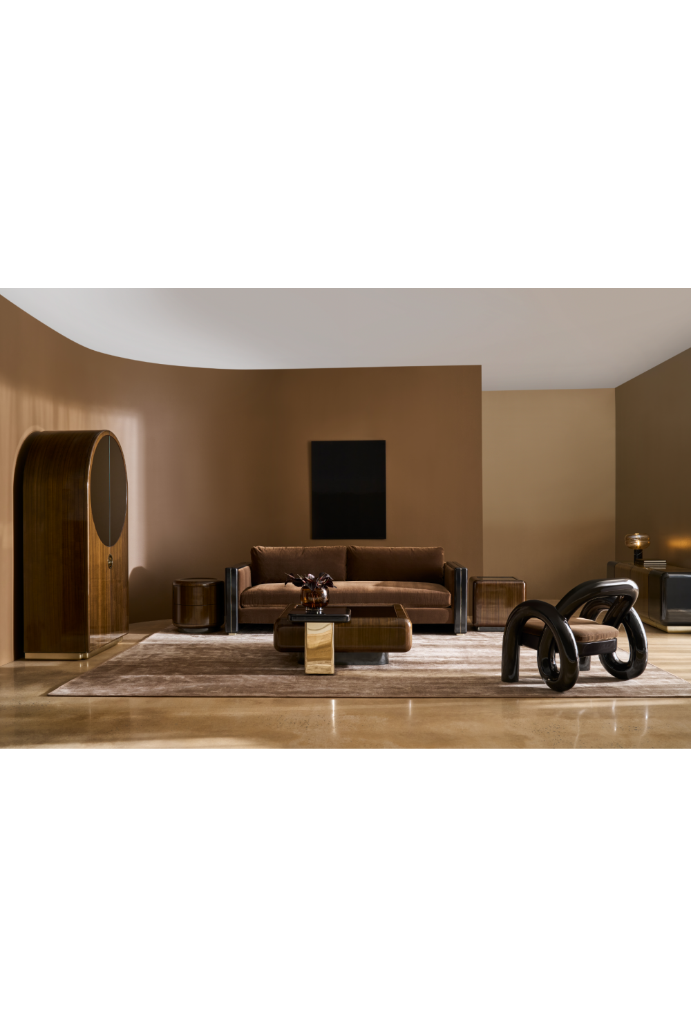 Mirror Top Cube Accent Table | Caracole Gelee | Caracole.eu.com