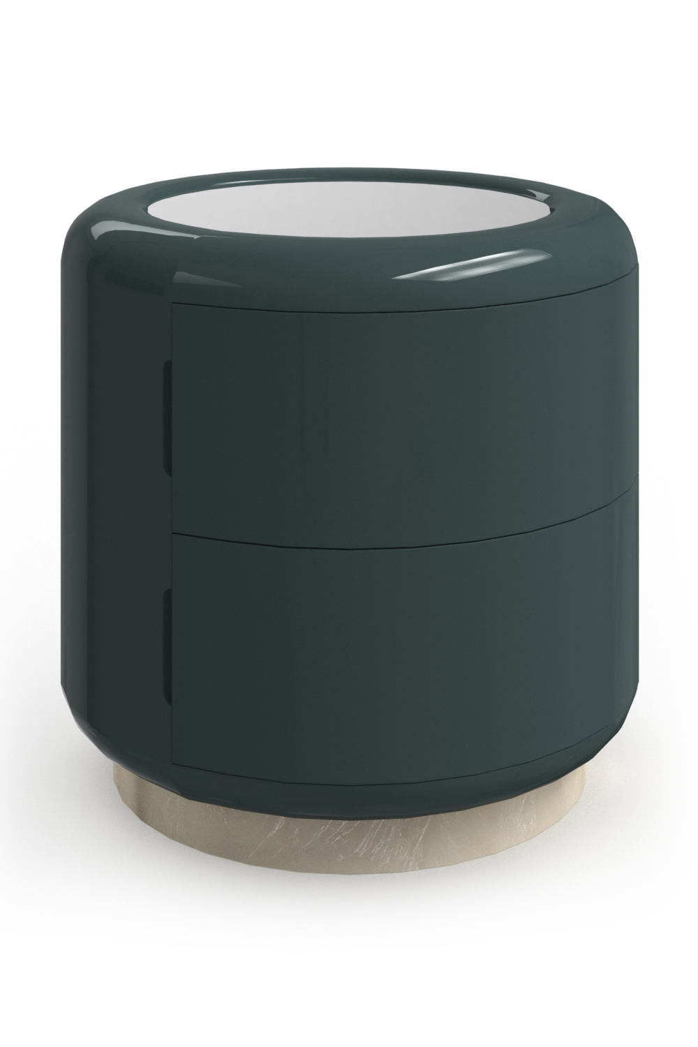 Green Cylindrical Side Table | Caracole Gelee | Caracole.eu.com