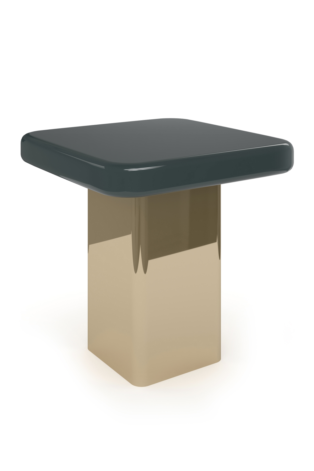 Glossy Square Accent Table | Caracole Gelee