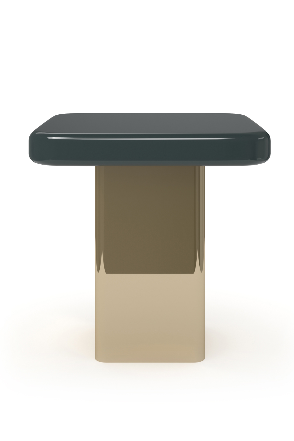 Glossy Square Accent Table | Caracole Gelee