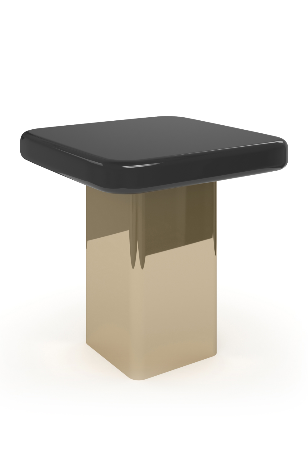 Glossy Square Accent Table | Caracole Gelee