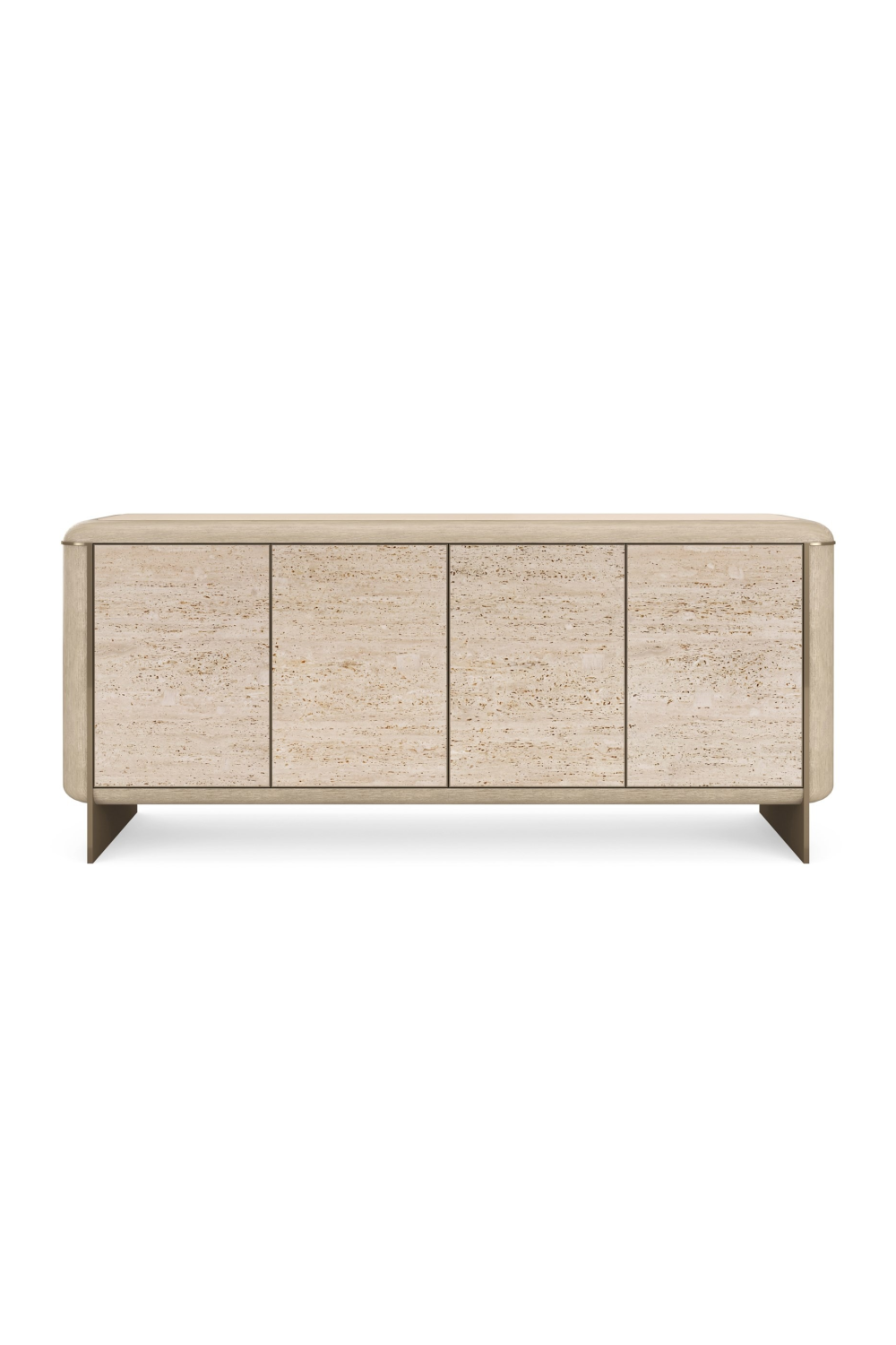 Travertine 4-Door Sideboard | Caracole Mojave | Caracole.eu.com