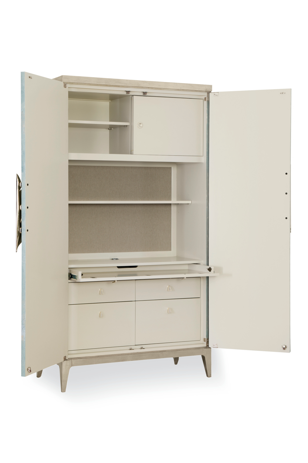 Rustic Turquoise Cabinet | Caracole Watercolors | Caracole.eu.com