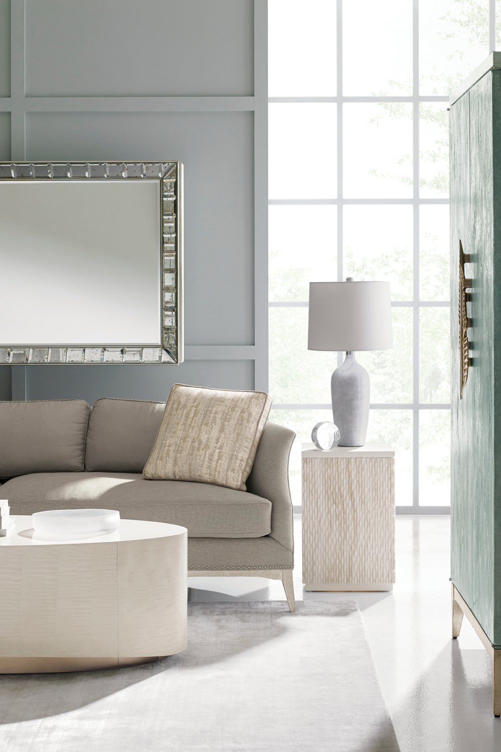 Rustic Turquoise Cabinet | Caracole Watercolors | Caracole.eu.com