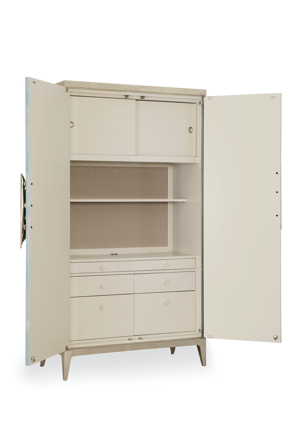 Rustic Turquoise Cabinet | Caracole Watercolors | Caracole.eu.com