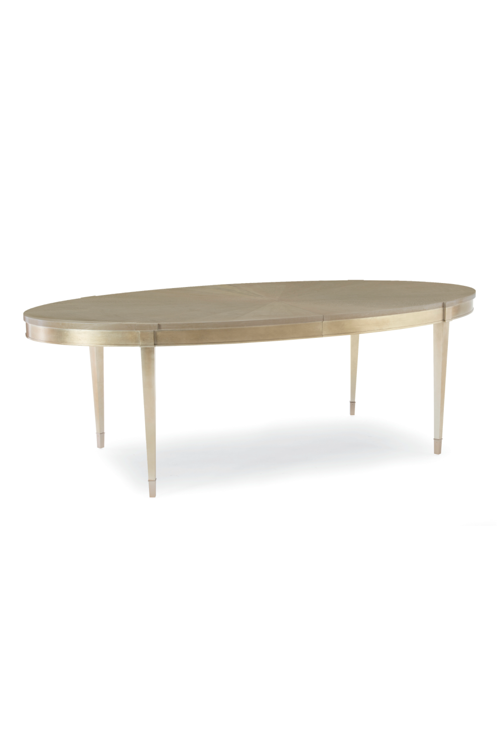 Silver Leaf Oval Dining Table | Caracole A House Favorite | Caracole.eu.com
