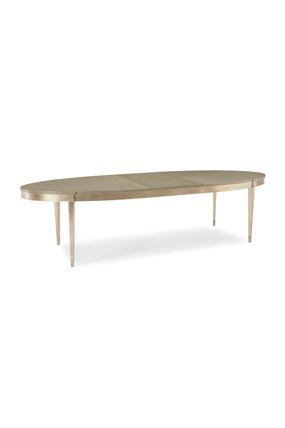 Silver Leaf Oval Dining Table | Caracole A House Favorite | Caracole.eu.com