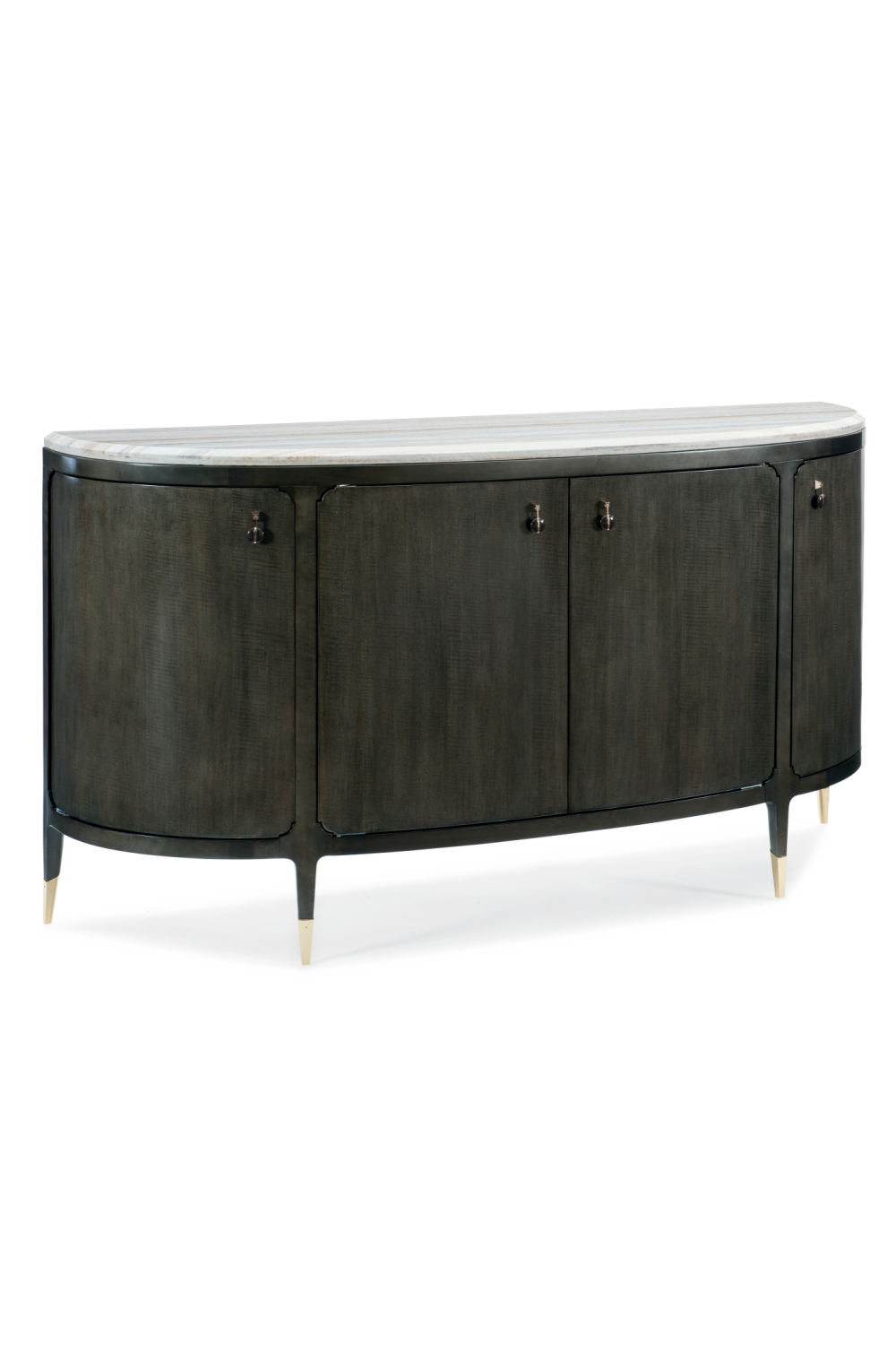 Black 4-Door Console Table | Caracole Serve Yourself | Caracole.eu.com