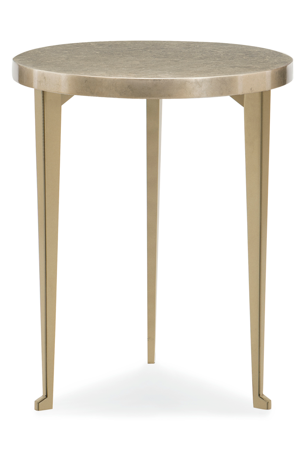 Gold Leaf Round Side Table | Caracole Honey Bunch | Caracole.eu.com