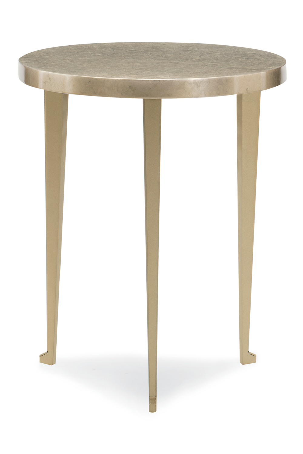 Gold Leaf Round Side Table | Caracole Honey Bunch | Caracole.eu.com