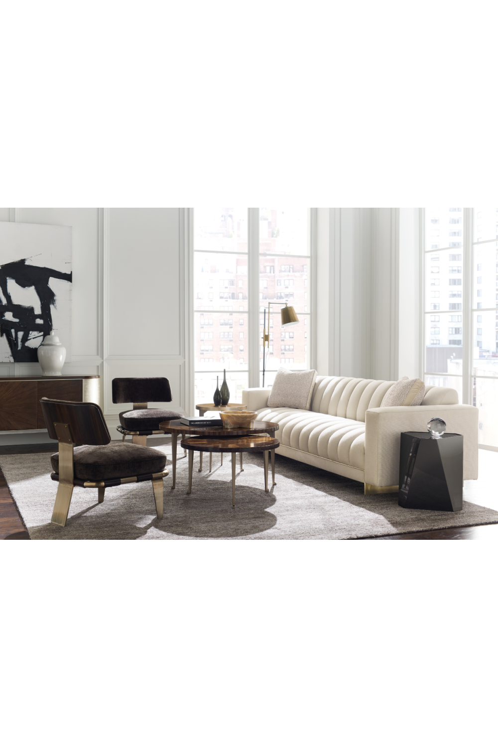 Round Wooden Coffee Table | Caracole A Whole Bunch | Caracole.eu.com